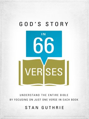 cover image of God's Story in 66 Verses